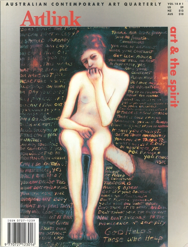 Issue 18:1 | March 1998 | Art & the Spirit Issue 18:1 | March 1998 | Art & the Spirit